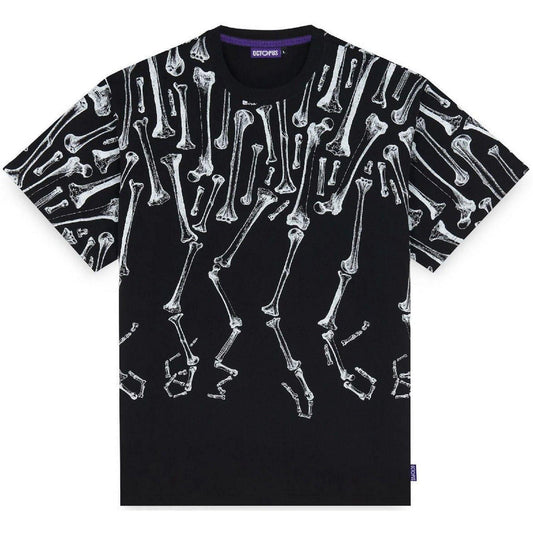 T-shirt Uomo Octopus - Octopus Bones Tee - Nero