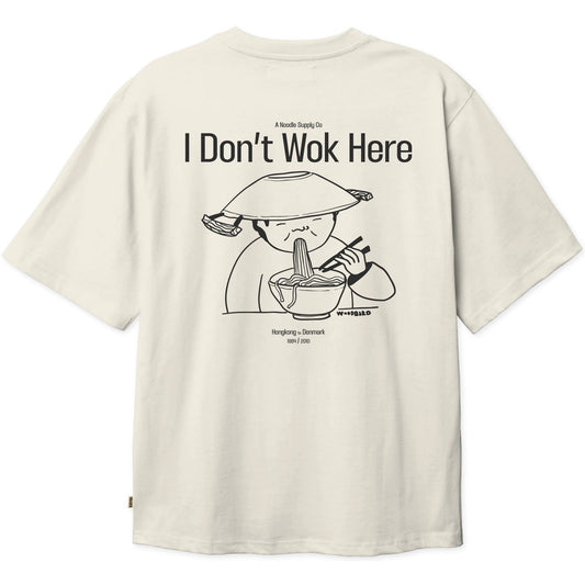 T-shirt Uomo Woodbird - Wbbaine Wok Tee - Bianco