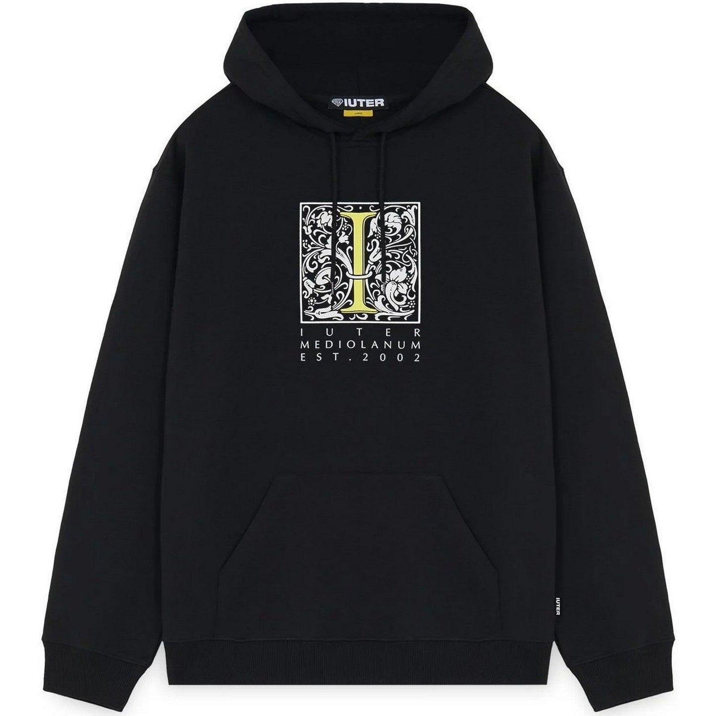 Felpe con cappuccio Uomo Iuter - Mediolanum Hoodie - Nero