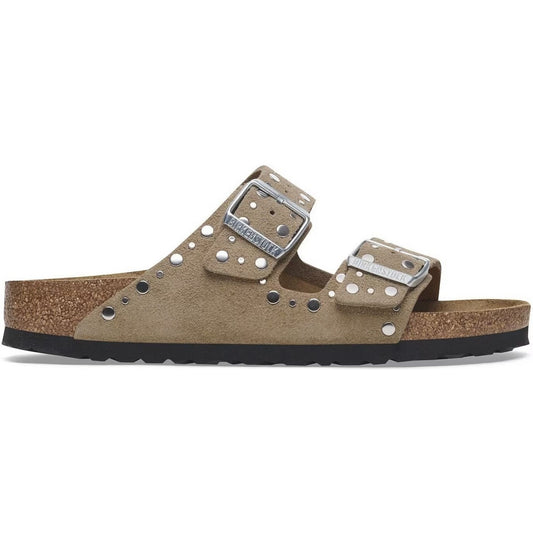 Birkenstock Unisex Sandals - Arizona Rivet - Beige
