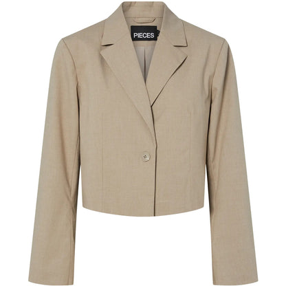 Giacche da abito e blazer Donna Pieces - Pcrosa Short Blazer Noos Bc - Grigio