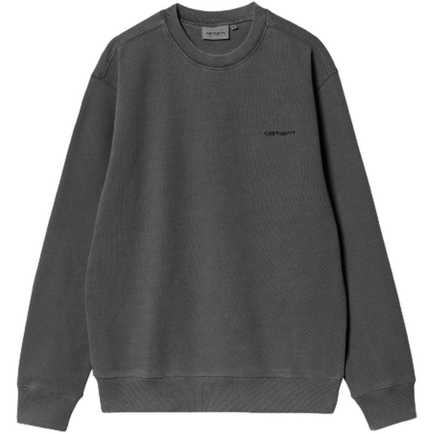 Felpe senza cappuccio Uomo Carhartt Wip - Duster Script Sweat - Nero