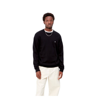 Maglie Uomo Carhartt Wip - Madison Sweater - Nero