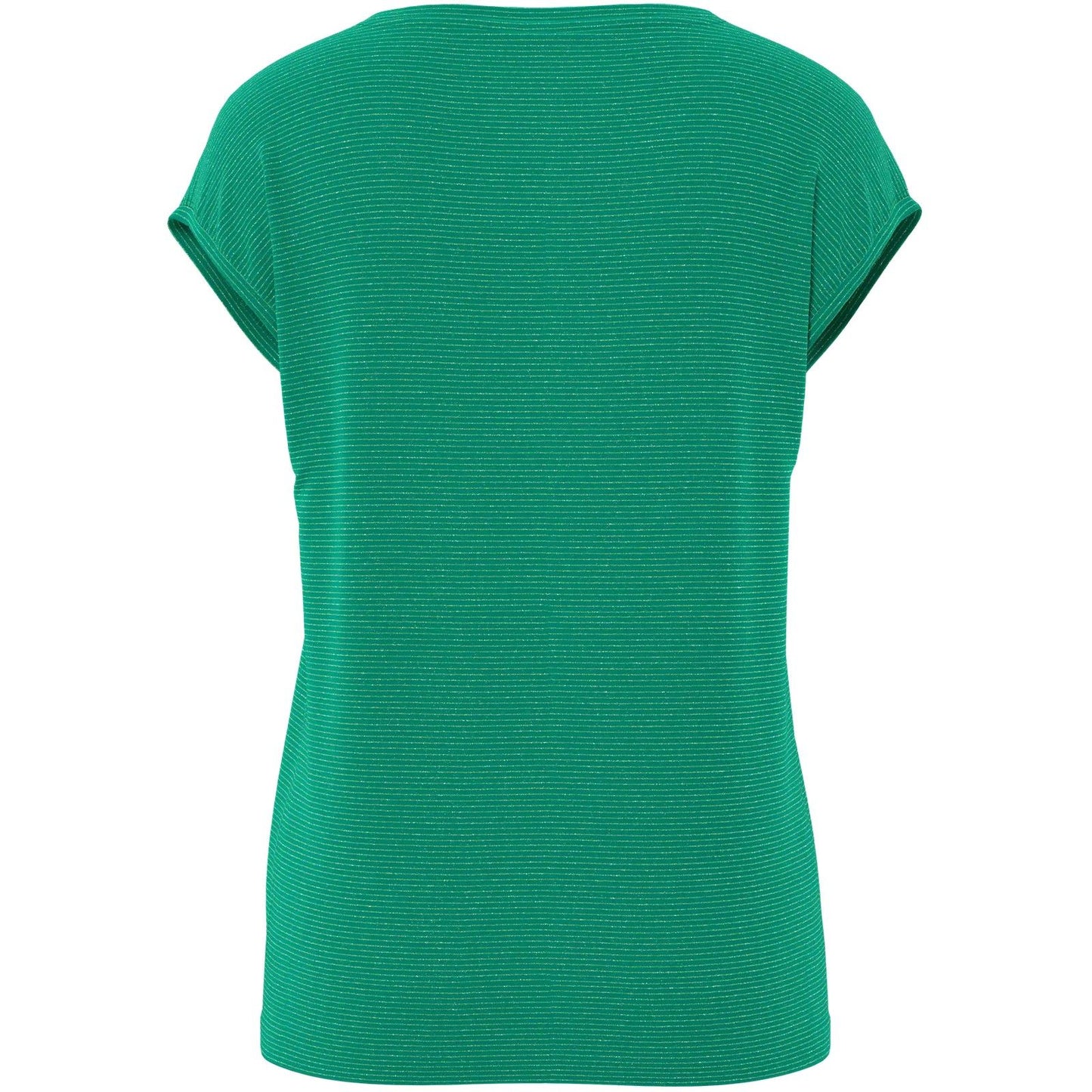 T-shirt Donna Pieces - Pcbillo Tee Lurex Stripes Noos - Verde
