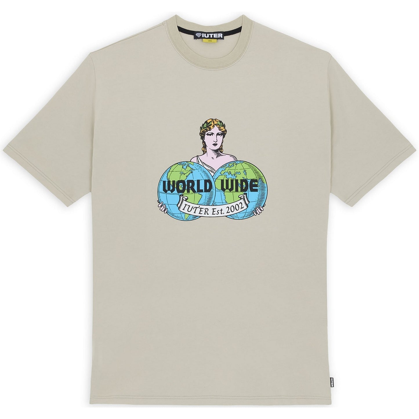 T-shirt Uomo Iuter - Worldwide Tee - Bianco