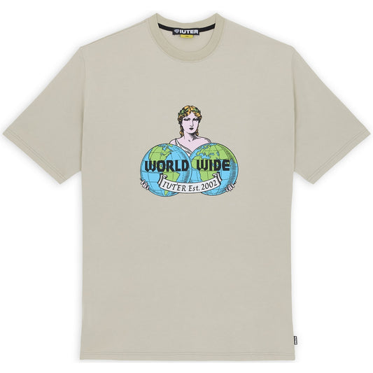 T-shirt Uomo Iuter - Worldwide Tee - Bianco