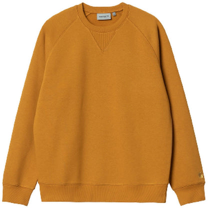 Felpe senza cappuccio Uomo Carhartt Wip - Chase Sweat - Oro