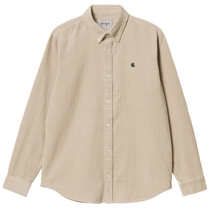 Camicie casual Uomo Carhartt Wip - L/S Madison Cord Shirt - Bianco