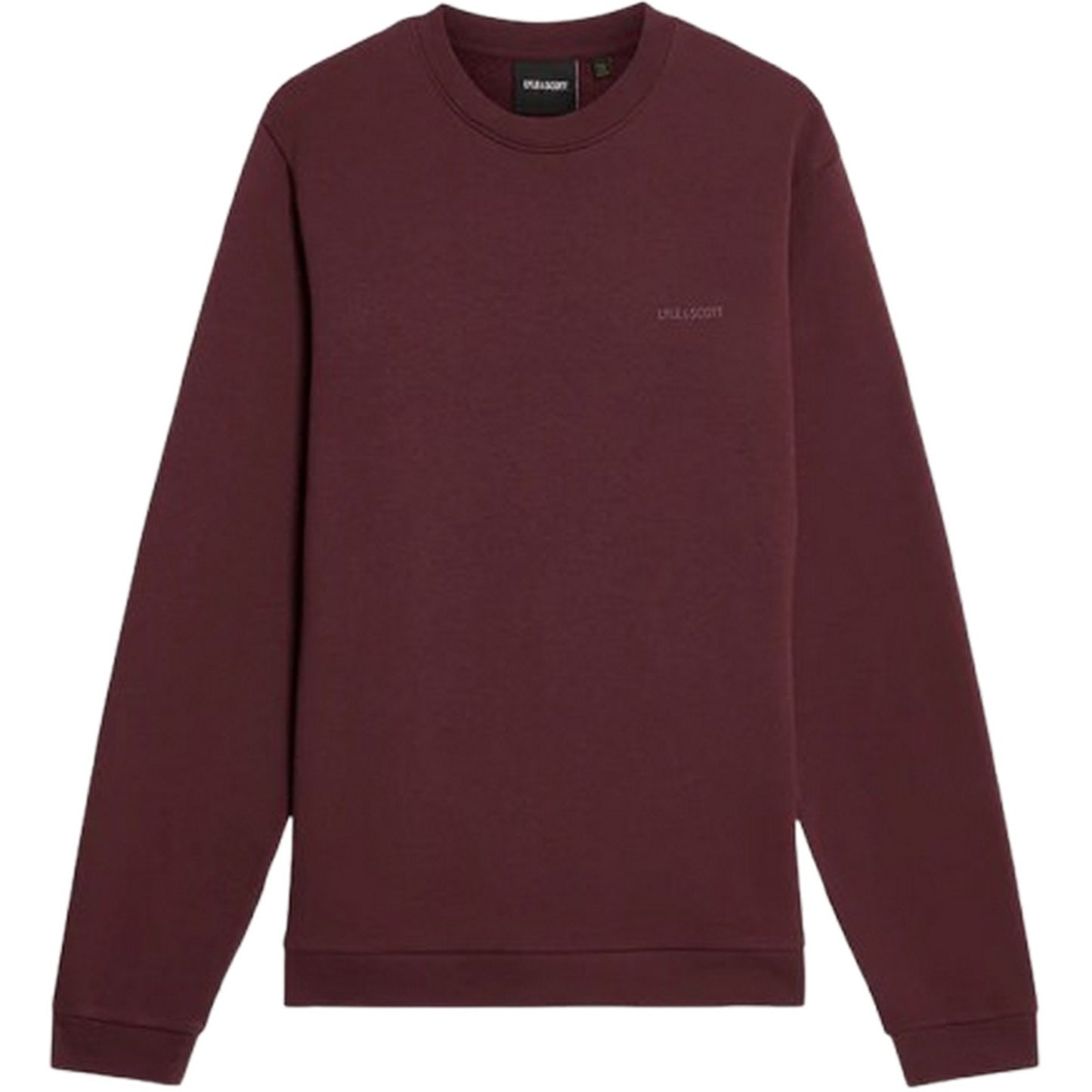 Maglie a manica lunga Uomo Lyle & Scott - Logo Brushback Crew Neck Sweat - Bordeaux