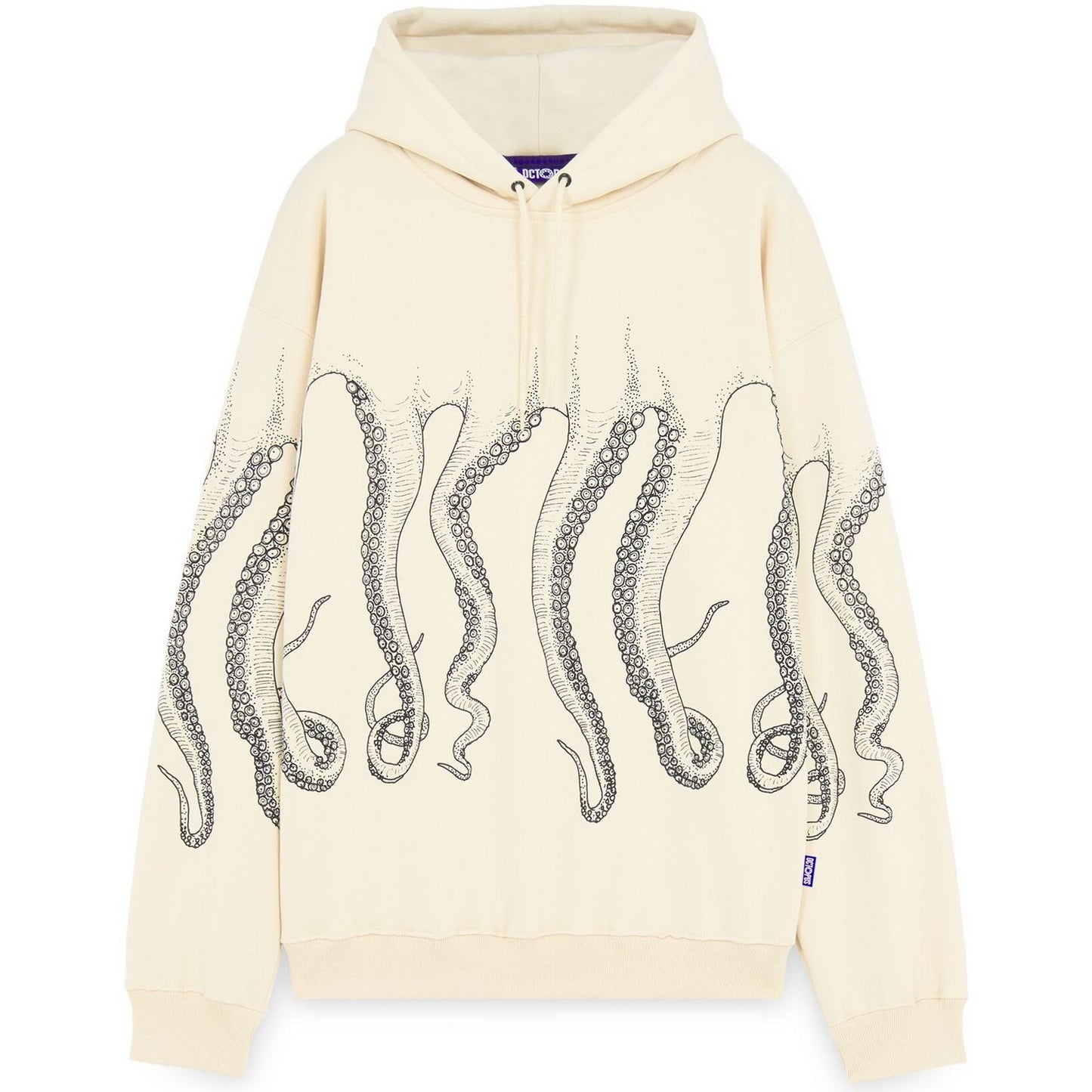Felpe con cappuccio Uomo Octopus - Octopus Outline Hoodie - Beige
