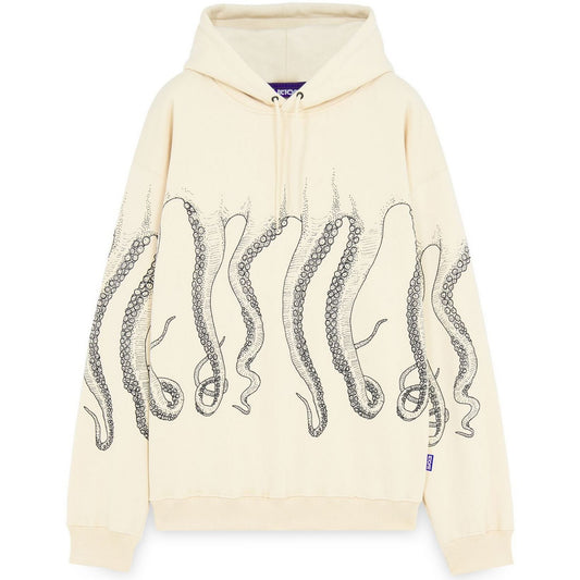 Felpe con cappuccio Uomo Octopus - Octopus Outline Hoodie - Beige