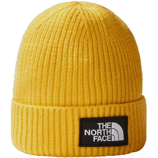 Berretti in maglia Unisex The North Face - Tnf Log Box Cuf Bne - Giallo