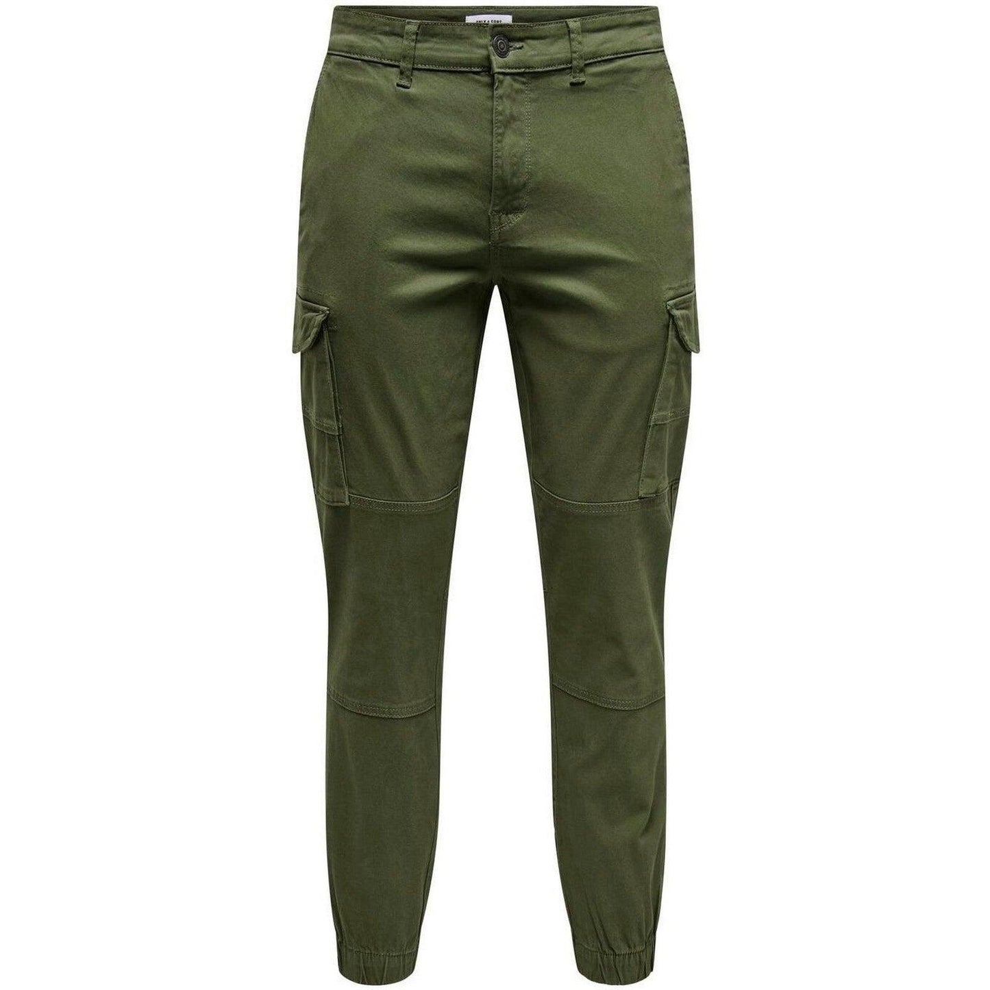 Pantaloni Uomo Only & Sons - Onscarter Life Cargo Cuff 0013 Pant Noos - Verde