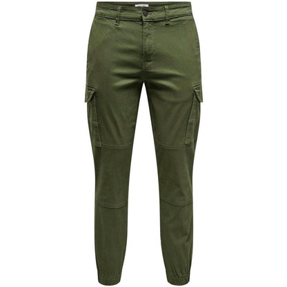 Pantaloni Uomo Only & Sons - Onscarter Life Cargo Cuff 0013 Pant Noos - Verde