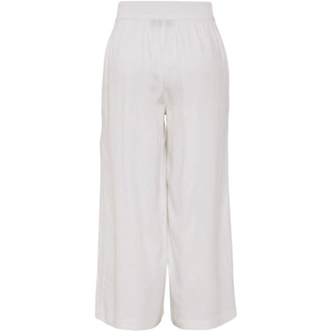 Pantalones de mujer Pieces - Pcpia Hw Wide Culotte Wvn Noos - Blanco
