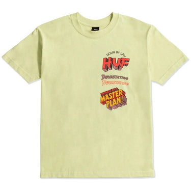 T-shirt Uomo Huf - Master Plan S/S Tee - Verde