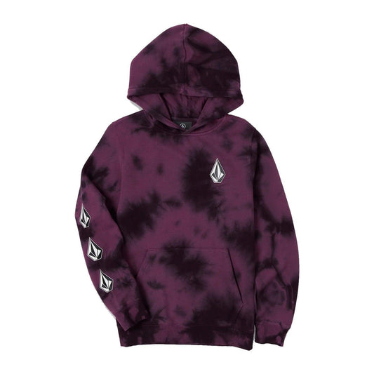Felpe con cappuccio Ragazzo Volcom - Iconic Stone Plus Po - Viola