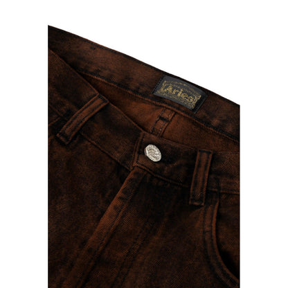 Jeans Uomo Aries - Acid Wash Batten Jean - Arancione