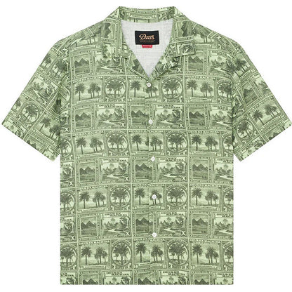Camicie casual Uomo Deus Ex Machina - Mail-Man Shirt - Verde