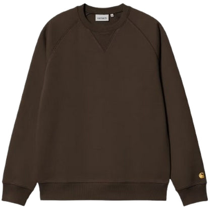 Felpe senza cappuccio Uomo Carhartt Wip - Chase Sweat - Marrone