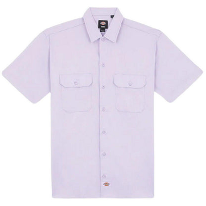 Camicie casual Uomo Dickies - Work Shirt Ss Rec - Viola