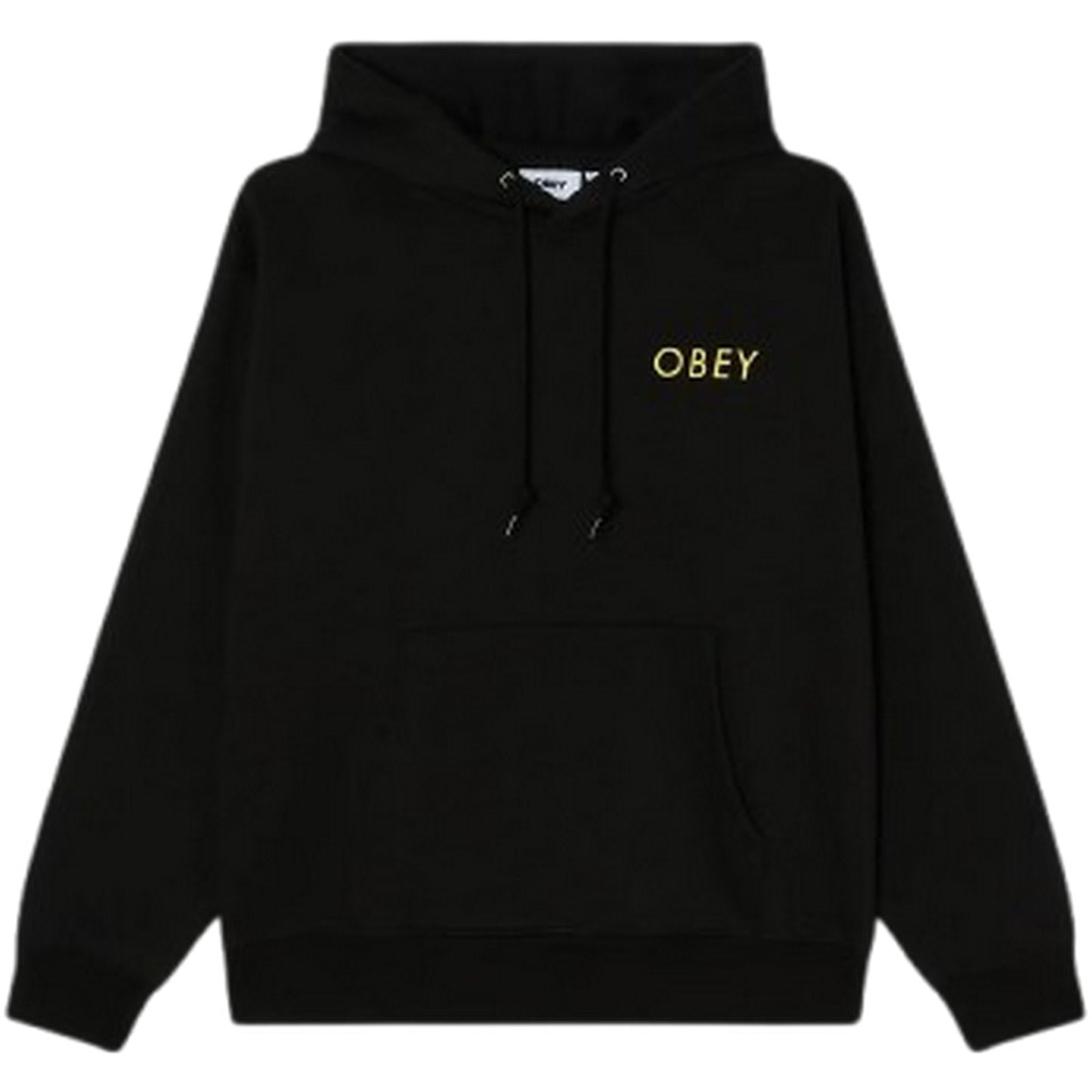 Felpe con cappuccio Uomo Obey - Obey Peace Brick Hood Fleece - Nero