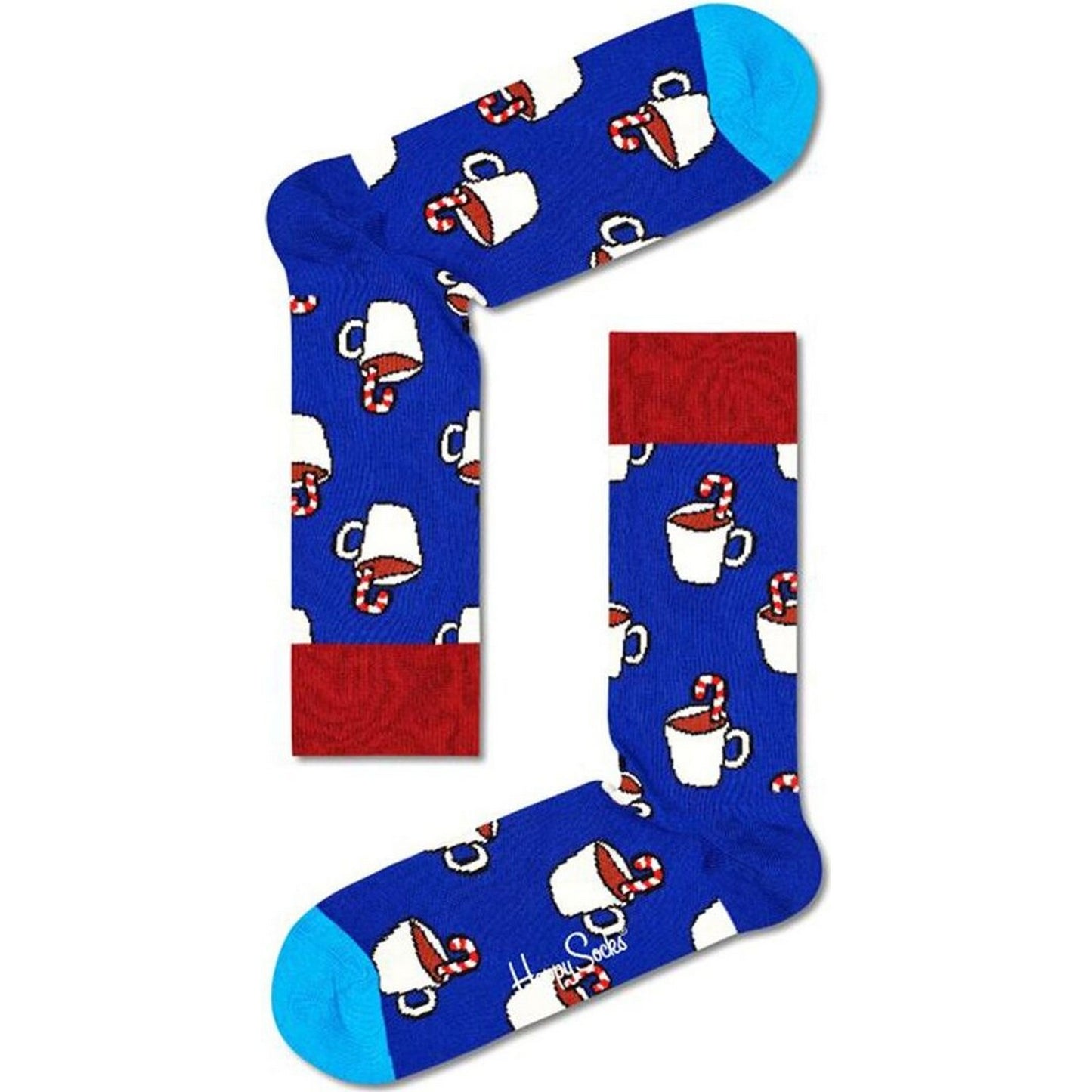 Calze Unisex Happy Socks - Candy Cane Cocoa Sock - Multicolore