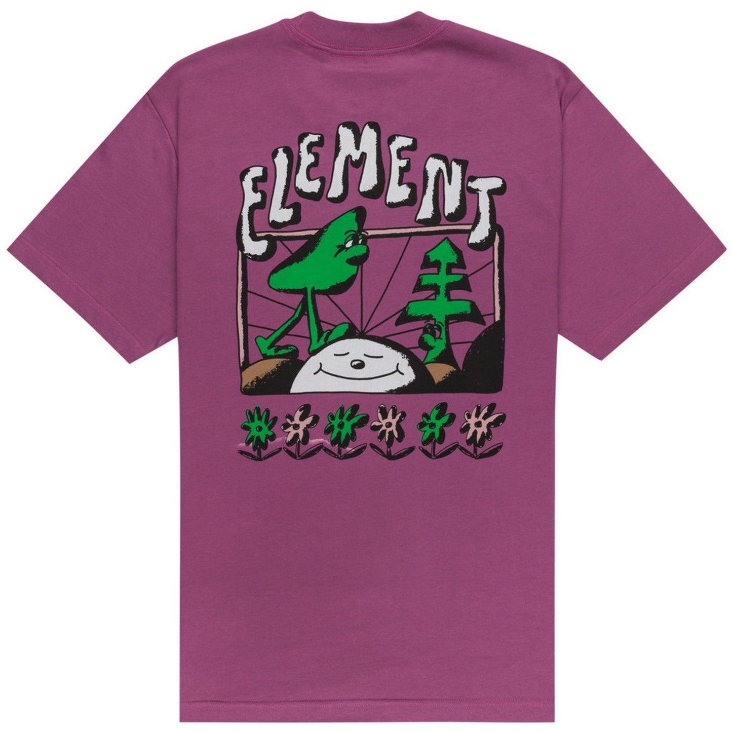 T-shirt Uomo Element - Quiet Tees - Viola