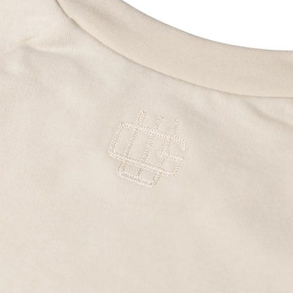 Felpe senza cappuccio Uomo GARMENT - Double Layer Crewneck With Double Embroidery - Beige