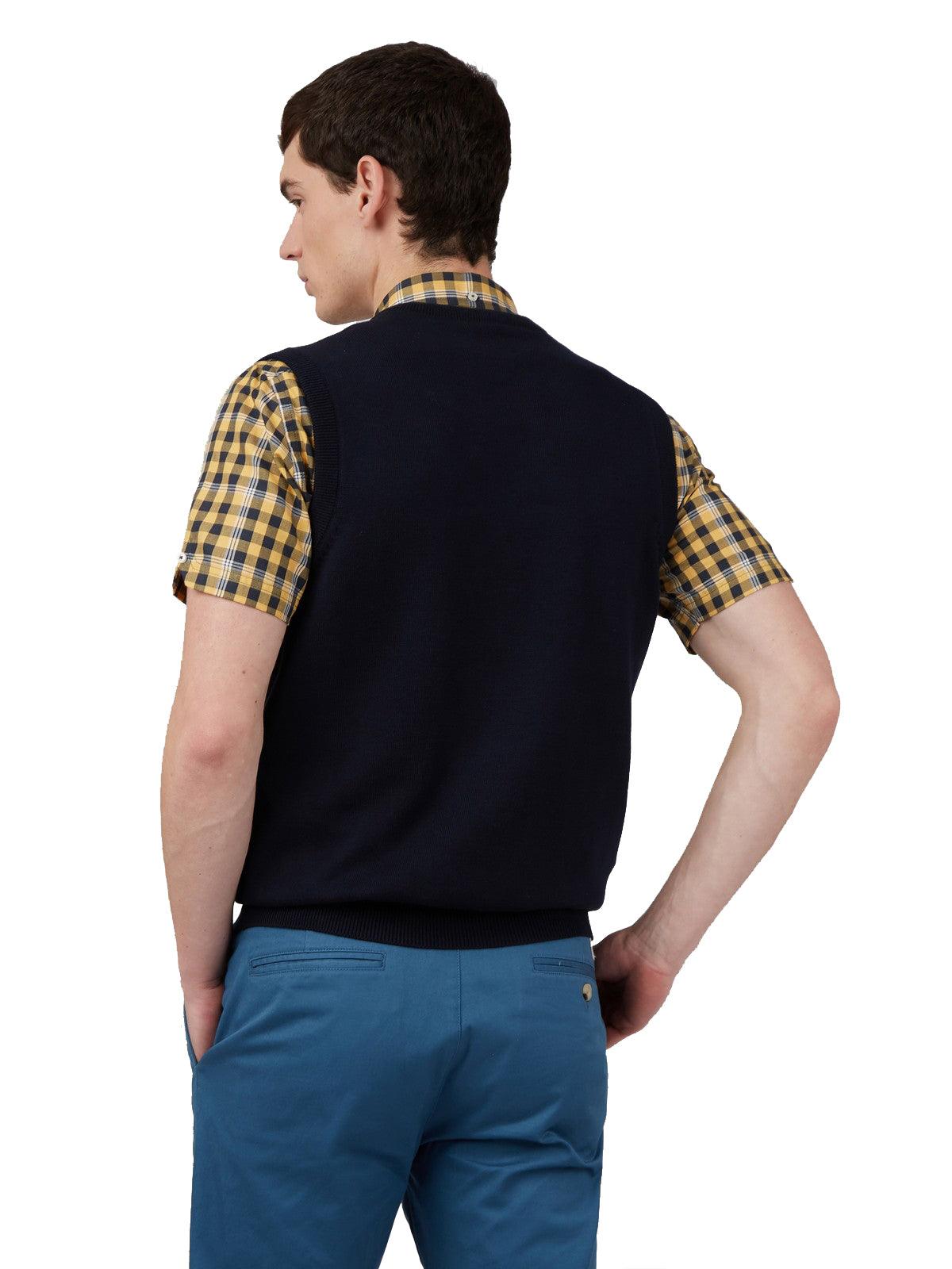 Gilet Uomo Ben Sherman - Cotton Core Vest - Blu