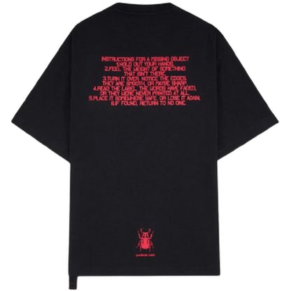 T-shirt Uomo OAMC Peacemaker - Regular Tee Stencil Print - Nero