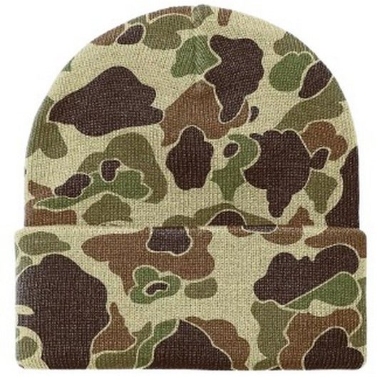 Berretti in maglia Unisex Carhartt Wip - Camo Duck Beanie - Camouflage