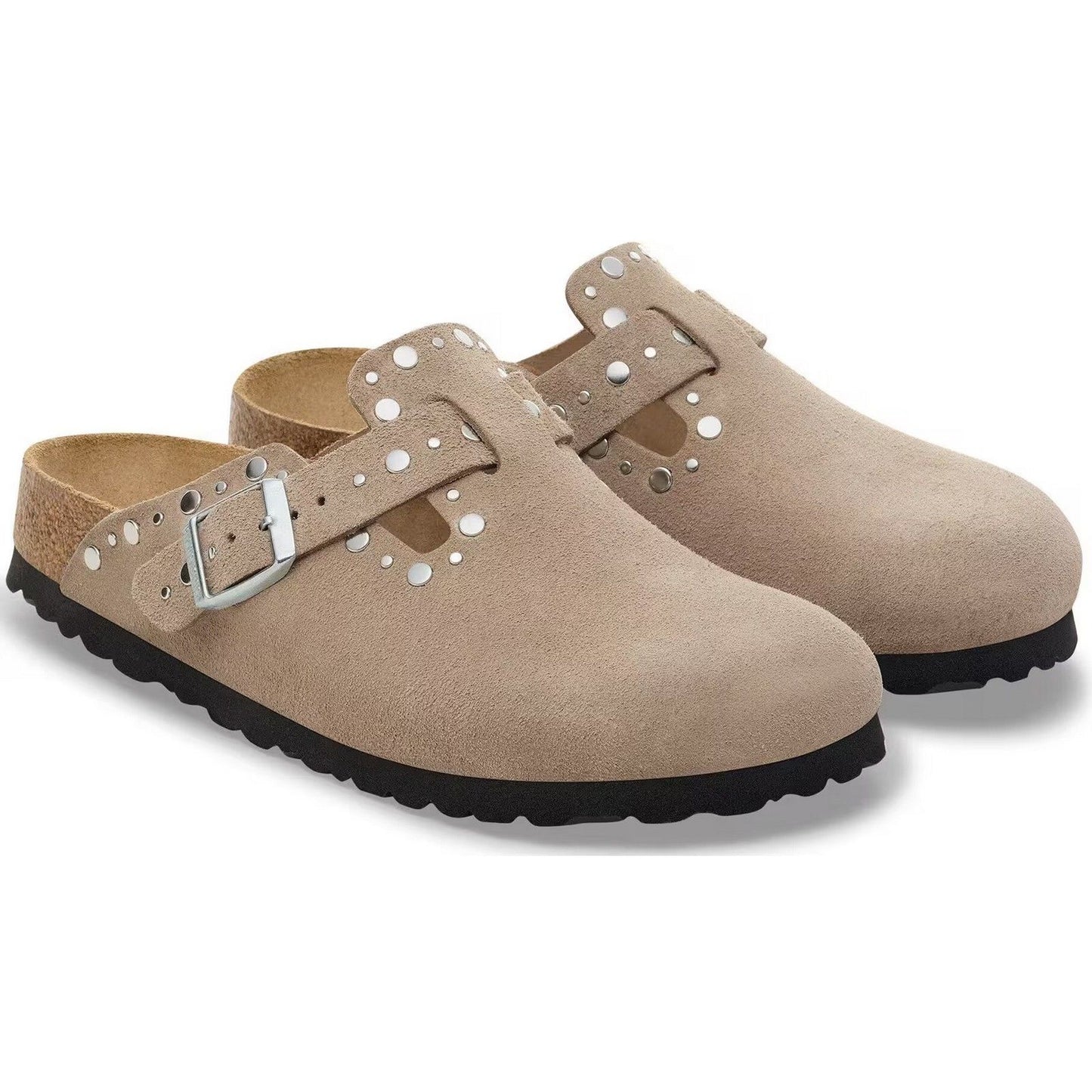 Sandali Unisex Birkenstock - Boston Rivet - Beige