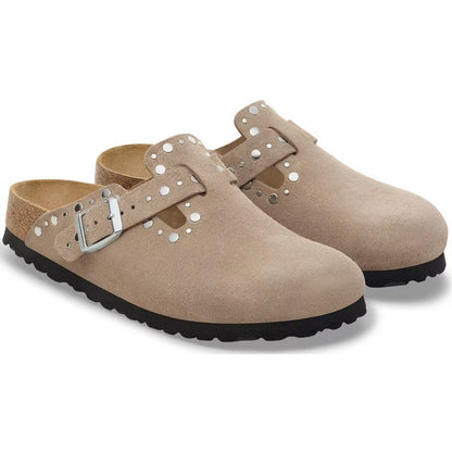 Sandali Unisex Birkenstock - Boston Rivet - Beige