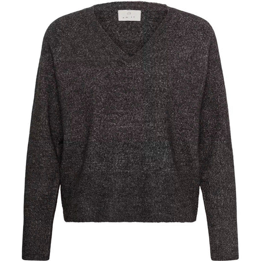 Maglioni Donna Kaffe - KAniel v-neck Pullover - Grigio