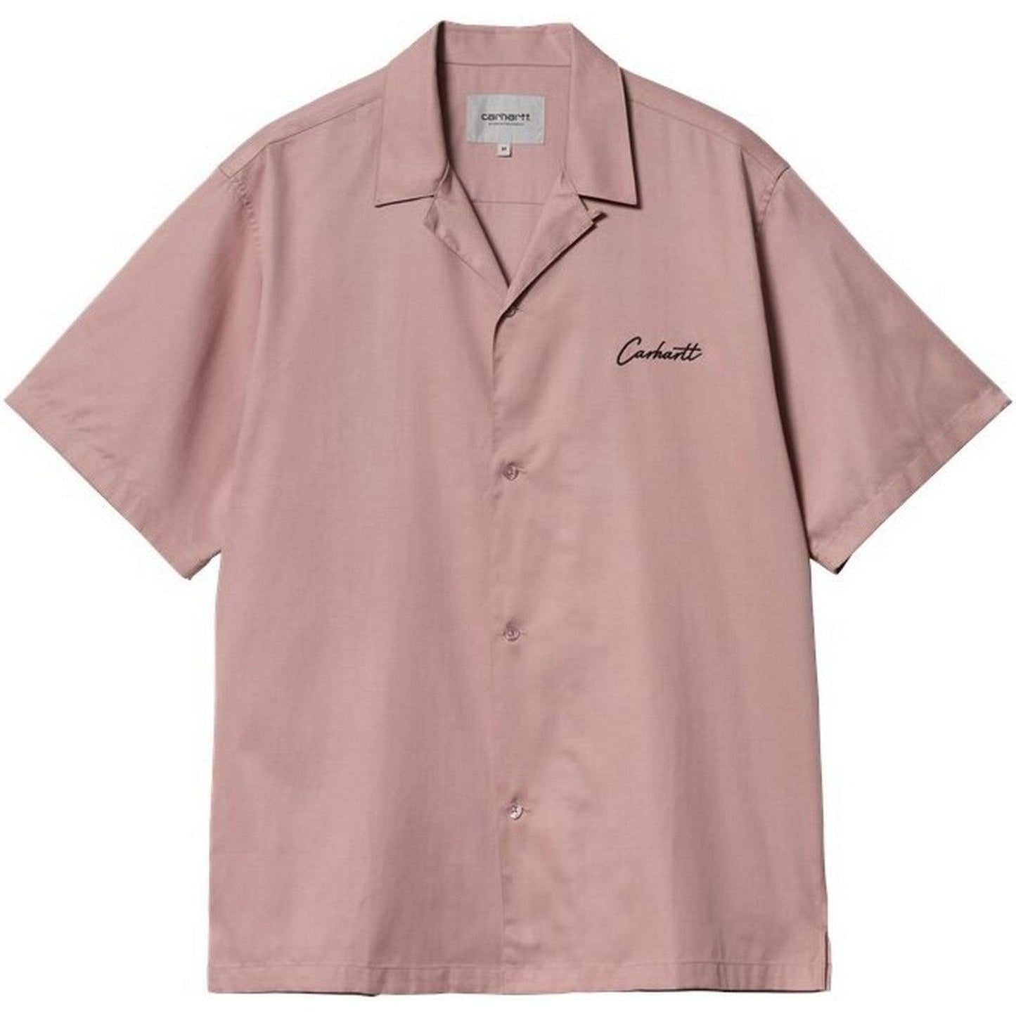 Camicie casual Uomo Carhartt Wip - S/S Delray Shirt - Rosa