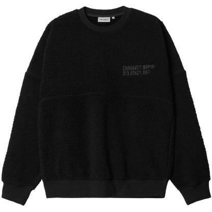 Felpe senza cappuccio Uomo Carhartt Wip - Coordinate Sweat - Nero