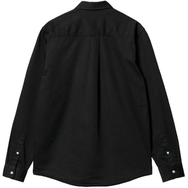 Carhartt Wip Camisas informales para hombre - L/S Madison Shirt - Negro