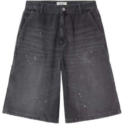 Pantaloncini Donna Carhartt Wip - W' Nixon Double Knee Short - Nero