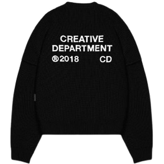 Maglie a manica lunga Unisex Reternity - Creative Dept Knit Sweater - Nero