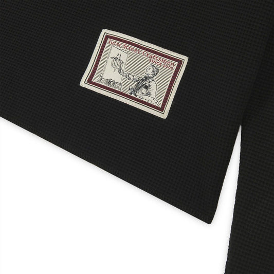 Maglie a manica lunga Uomo Iuter - True Waffle Ls Tee - Nero