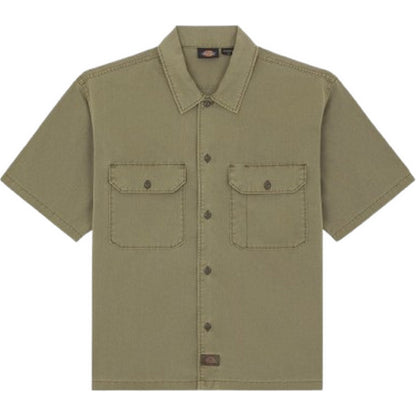 Camicie casual Uomo Dickies - Unionville Gd Work Shirt Ss - Verde