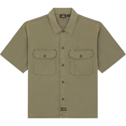 Camicie casual Uomo Dickies - Unionville Gd Work Shirt Ss - Verde