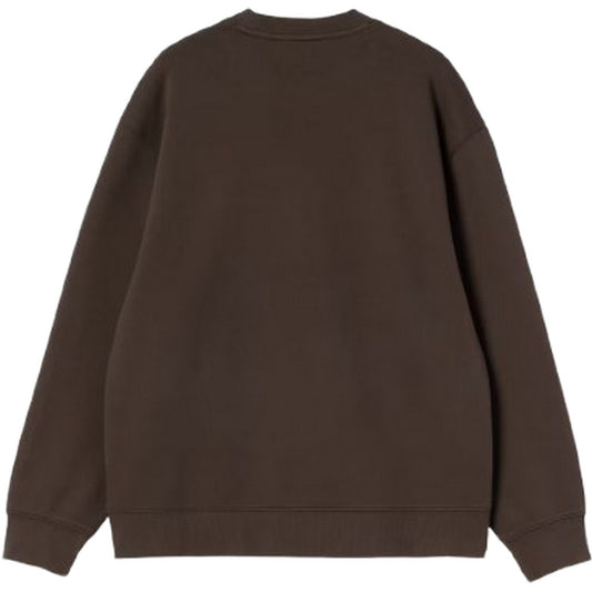 Felpe senza cappuccio Donna Carhartt Wip - W' Carhartt Sweat - Marrone