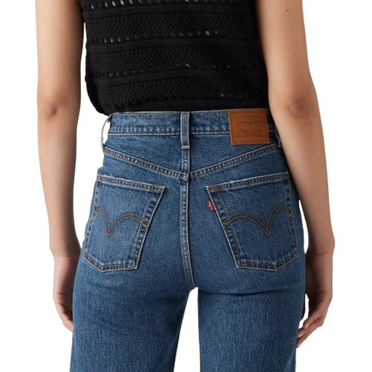 Jeans Donna Levi's - Ribcage Straight Ankle - Blu