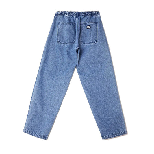 Pantaloni Unisex Obey - Easy Denim Pant - Celeste