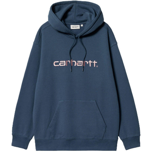 Felpe con cappuccio Donna Carhartt Wip - W' HOODED CARHARTT Sweatshirt - Blu