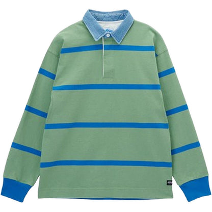 Polo a manica lunga Uomo Gramicci - Langdon Rugby Shirt - Verde