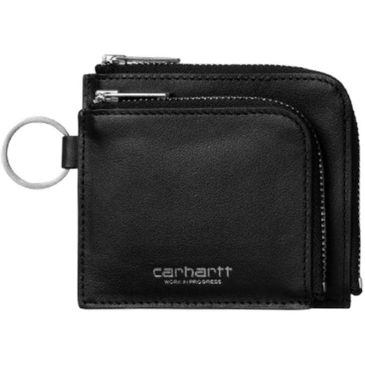 Portafogli Unisex Carhartt Wip - Double Vegas Zip Wallet - Nero