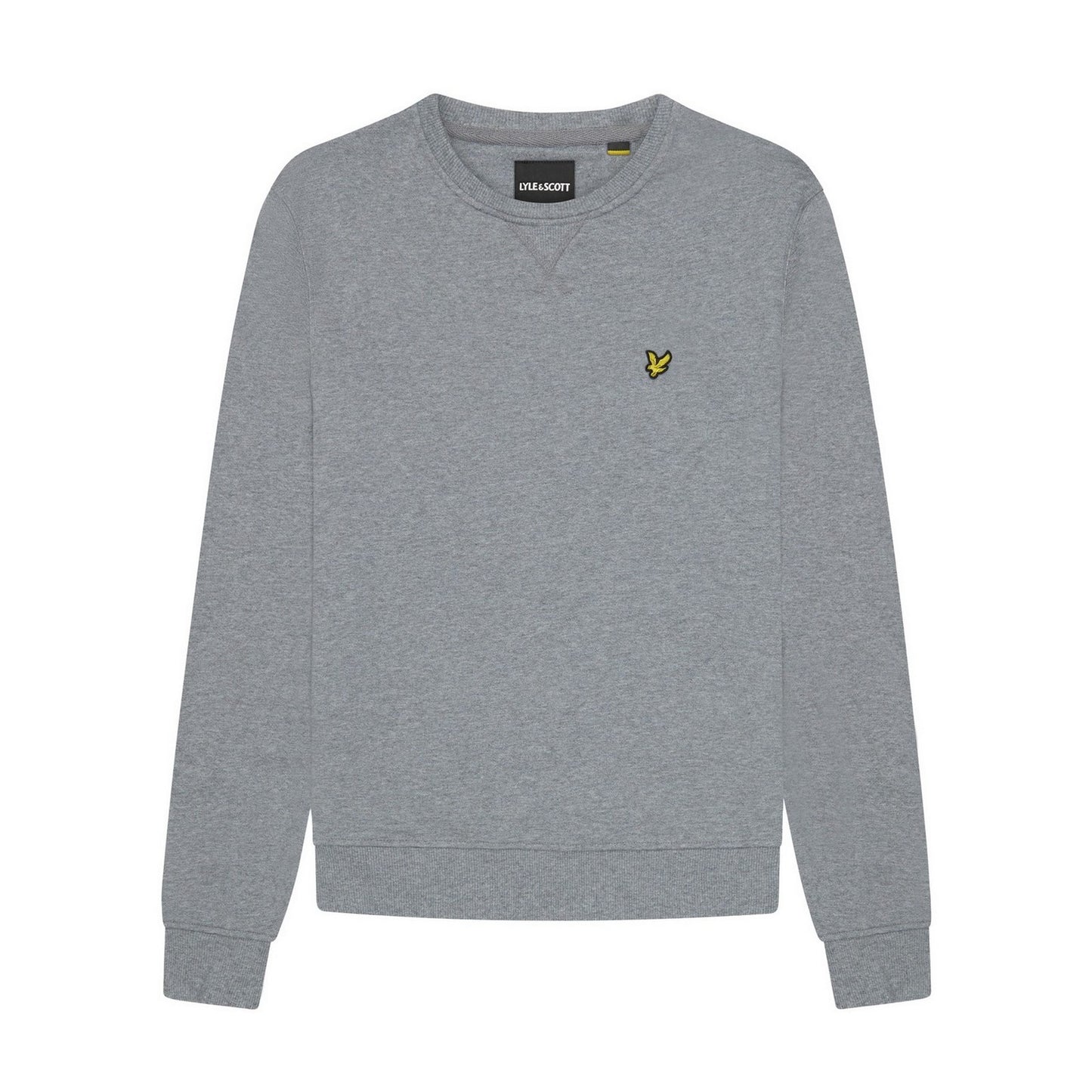 Lyle & Scott Herren-Kapuzenpullover – Rundhals-Sweatshirt – Grau